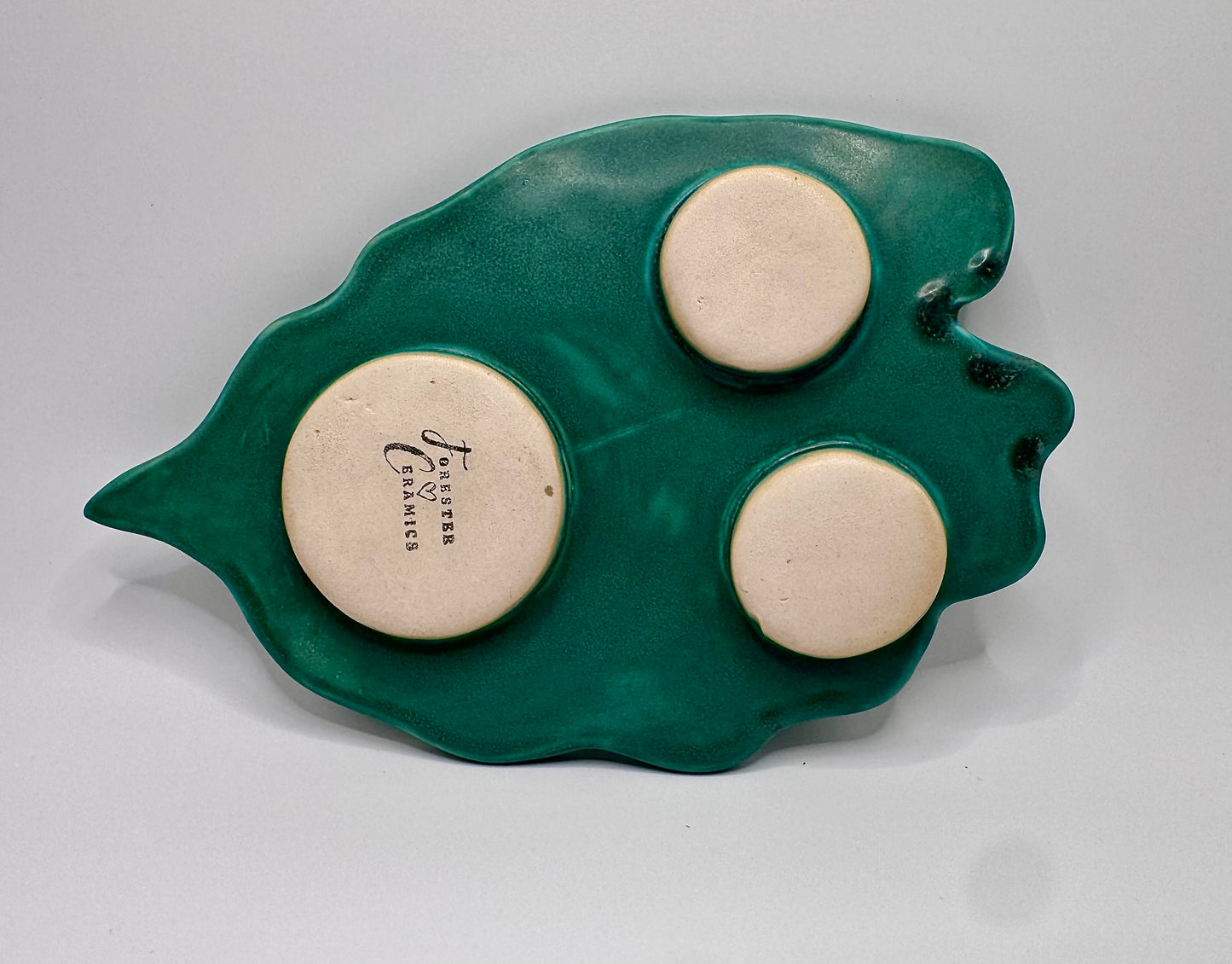 Tropical Leaf Trinket Tray Medium