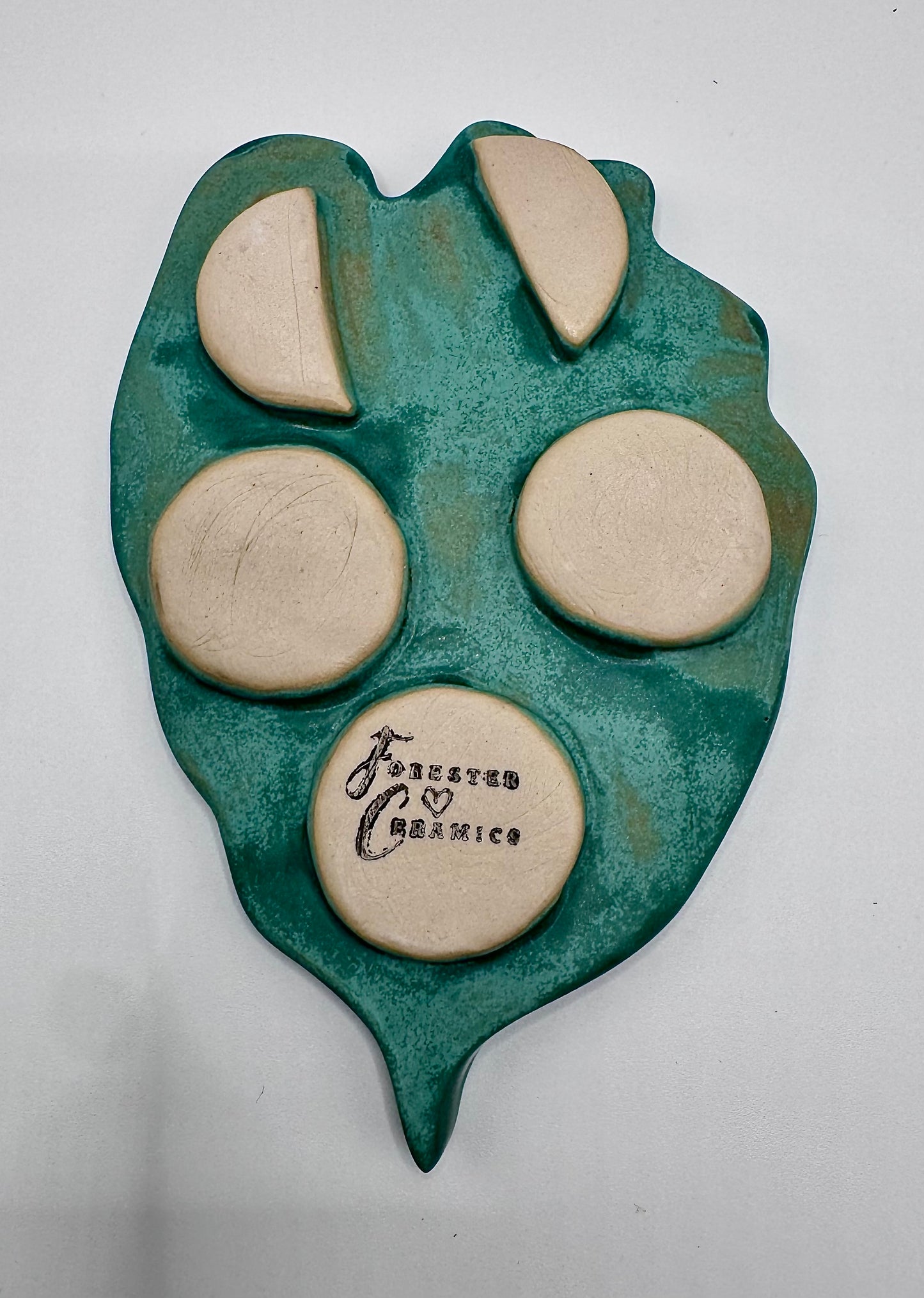 Tropical Leaf Trinket Tray Small