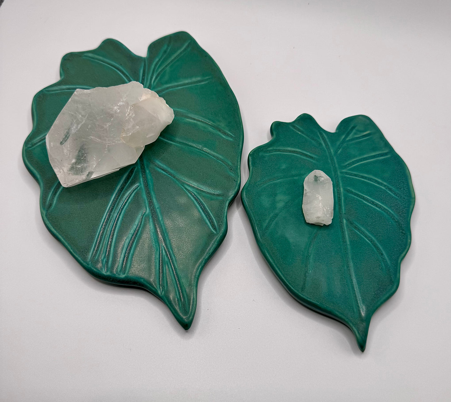 Tropical Leaf Trinket Tray Medium