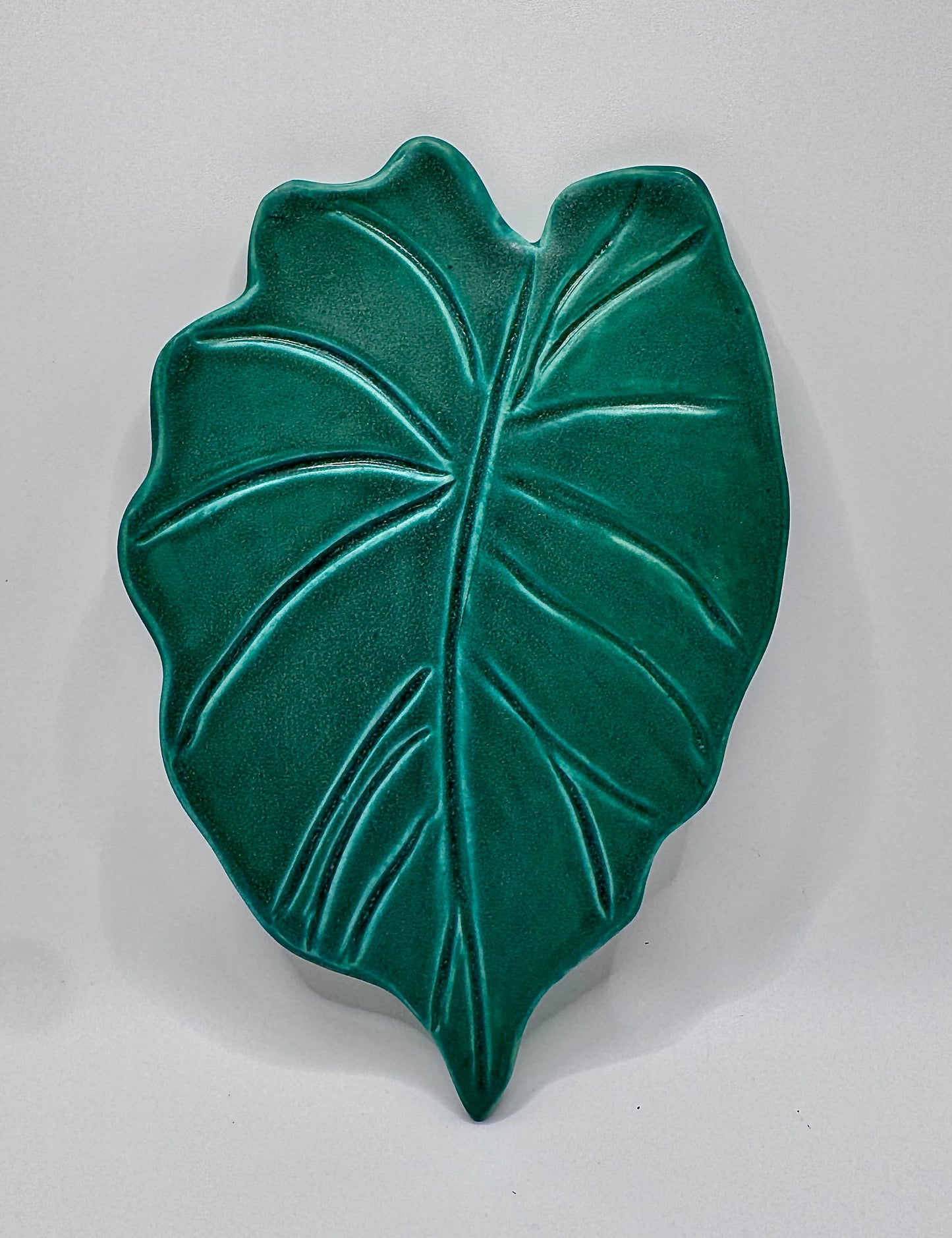 Tropical Leaf Trinket Tray Medium