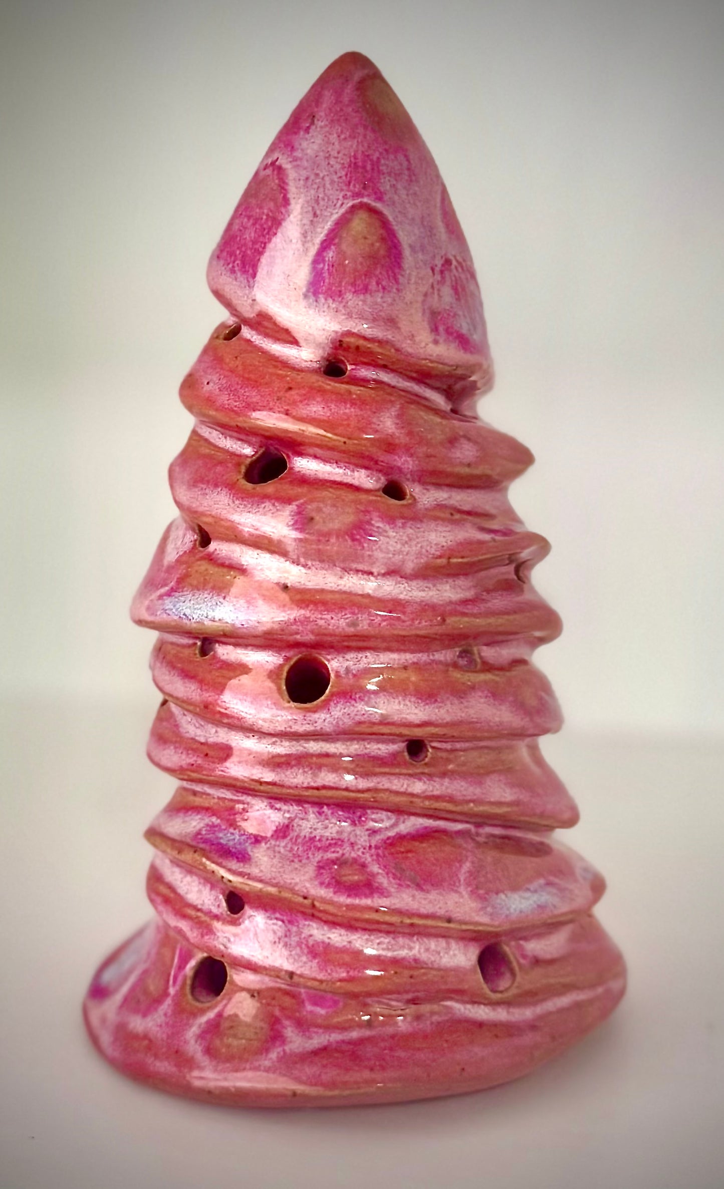 Sassy Pink Tree Luminary