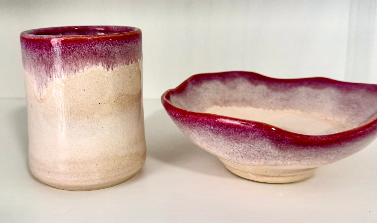 2pc set bowl & cup